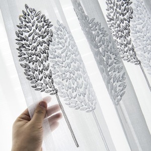 Supply Thermal Insulated Darkening Blackout Polyester Jacquard Curtain For
