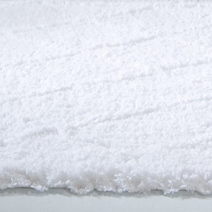 5 Star Hotel High Quality White Cotton Jacquard Bath Mat