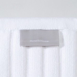 Supply High Quality Hotel White Cotton Soft Non Slip Jacquard Bath Mat