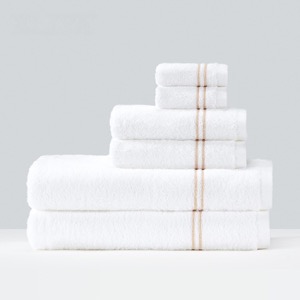 China Hotel Bathroom Towel Plain White Manufacturers