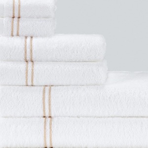 China Hotel Bathroom Towel Plain White Manufacturers