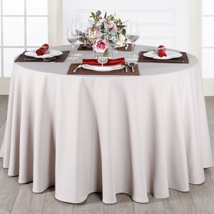 wholesale 100% polyester hotel restaurant table cloth, luxury hotel table linen
