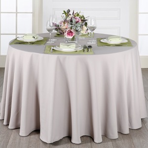 wholesale 100% polyester hotel restaurant table cloth, luxury hotel table linen
