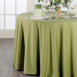Hot Sale Large Events White Restaurant Round Table Cloth Wedding