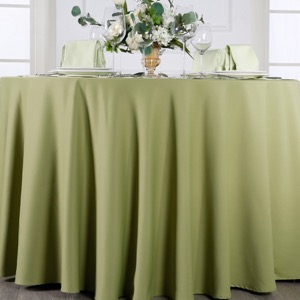 Hot Sale Large Events White Restaurant Round Table Cloth Wedding
