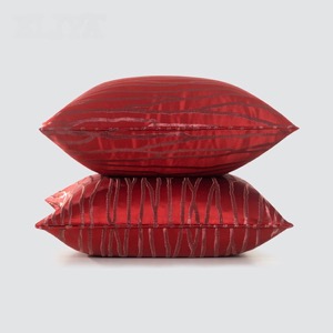 Cushion Pillow Hotel Decorative Jacquard Square Pillow Light Luxury Bed Pillow Case