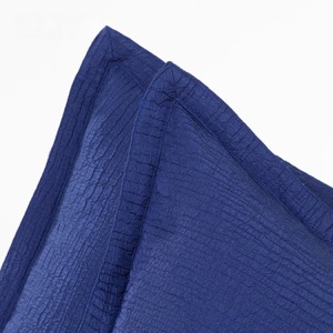 Custom Sofa Bed Cushion Cover Blue Solid Quilting Throw Pillow Cover Dutch Velvet Cushion Cover With Invisible Zipper