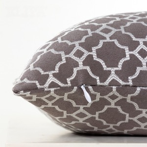 Ethnic Asian Floral with Scroll Swirl Leaf Lines Boho Style Home Textile Office Sofa Bed Decoration Simple Custom Cushion Cover