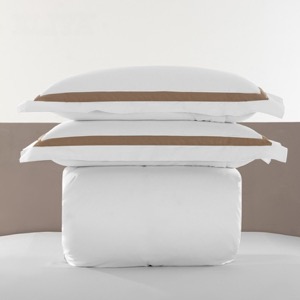 Natural 100% Cotton 400 Thread Count Bed Sheet Set Home Linen Luxury Organic 100% Cotton King Size Bedding Sets