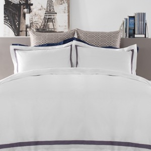 5 Star White 100% Cotton Bed Cover Bedsheets Bedding Set Linen Comforter Cover Bed Sheet Set For Hotel