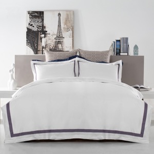 5 Star White 100% Cotton Bed Cover Bedsheets Bedding Set Linen Comforter Cover Bed Sheet Set For Hotel