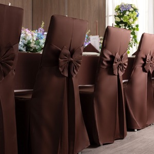 Customized Plain Color Spandex Stretchable Folding Chair Covers Parson Chair Slipcovers
