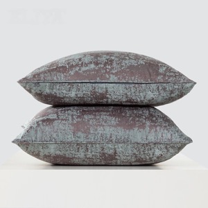 45 * 45cm linen double-sided printed small fresh throw pillow cover pillowcase home living room sofa decor cushion cover