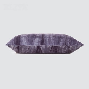 hot sale wholesale customized purple printing cushion cover for bed and sofa