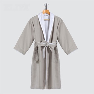 Robe Bathrobe Cotton Hotel Robes Custom Long Waffle White Bath Robe Hotel