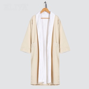 Factory 100 Cotton Bathrobe For Hotel Beige Hotel Bath Robe