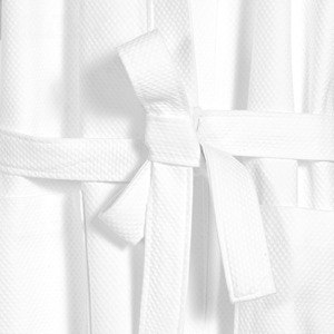 Wholesale 5 Star Bath robe Luxury Hotel Spa Robes Organic Cotton Waffle Hotel Robes