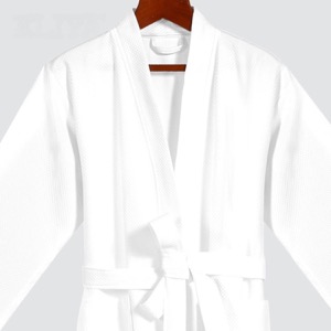Wholesale 5 Star Bath robe Luxury Hotel Spa Robes Organic Cotton Waffle Hotel Robes