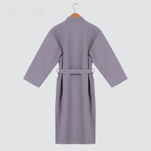 Hot Selling Easy Customized 100% Cotton Hotel BathrobeTowel Hotel Kimono Waffle Weave Bath Robe