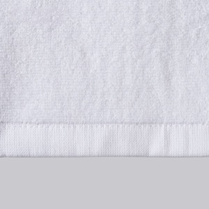 Hotel Towel Sets Pure Cotton White With Classic Plain Weave For International Market