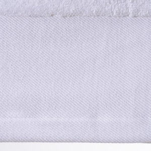 White towel sets single-loop 100% cotton with slap-up dobby border design