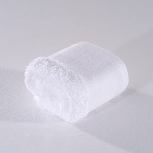 White towel sets single-loop 100% cotton with slap-up dobby border design