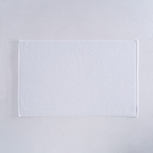 32s Bath Mats High End Pure Cotton White 50 80cm Plain Weave