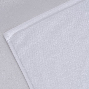 32s Bath Mats High End Pure Cotton White 50 80cm Plain Weave