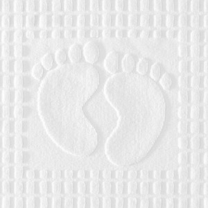Customizable Floor Towels With Elegant Little Foot Jacquard Patterns Made By 100 Cotton