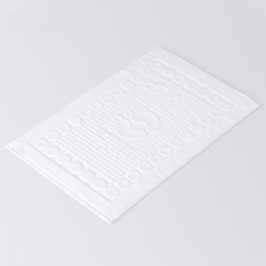 Customizable Floor Towels With Elegant Little Foot Jacquard Patterns Made By 100 Cotton