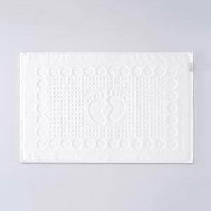 Customizable Floor Towels With Elegant Little Foot Jacquard Patterns Made By 100 Cotton