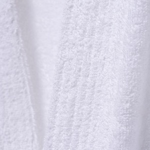 Highly absorbent bathrobes 100% cotton white terry with good durability