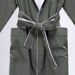 Double Layer Bathrobe Premium Design Customized Specifically For High End Hotels