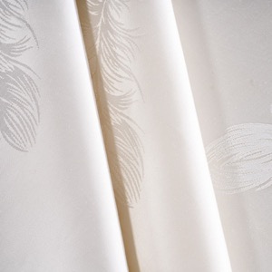 Premium Banquet Tablecloth With Exquisite Feather Embroidery