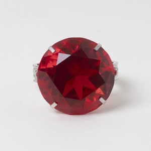 Elegant Gemstone Decor Napkin Ring