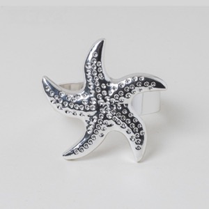 Starfish Metal Napkin Ring