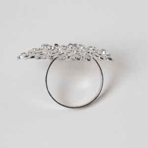 Peacock Diamond Napkin Ring