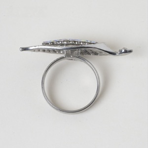 Luxury Diamond Leaf Napkin Ring For All Table Settings