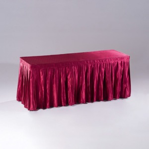 Quality Thick Table Skirt For Hotel Restaurant Buffet