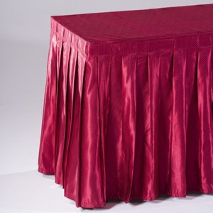 Quality Thick Table Skirt For Hotel Restaurant Buffet