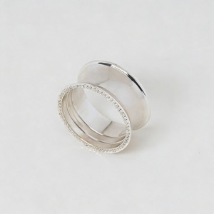 Vintage Metal Rivet Napkin Ring
